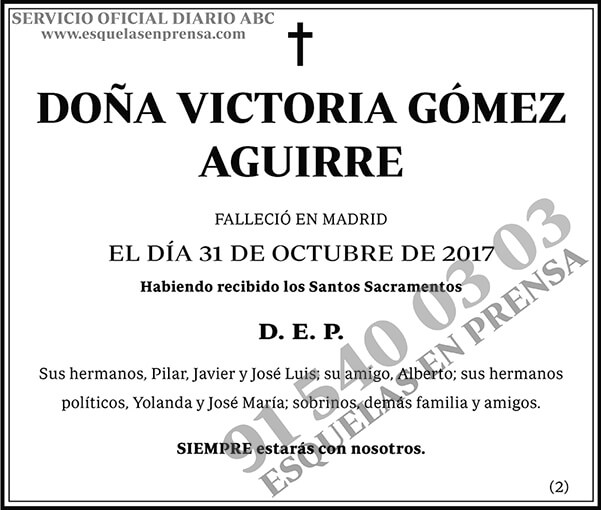 Victoria Gómez Aguirre